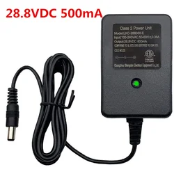 24V Charger for Ride On Car, 28.8VDC 500mA /28.8V 0.5A European standard charger Supply Power Adapter