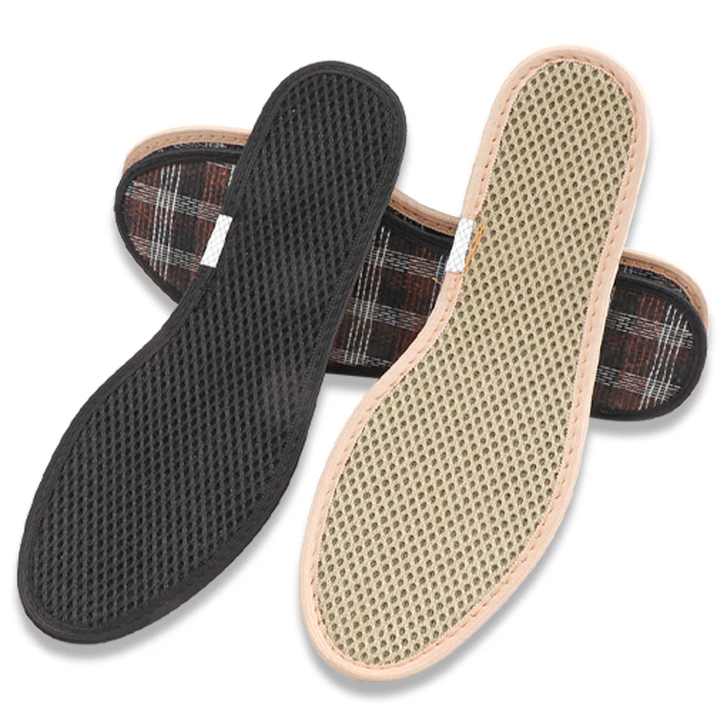 Bamboo charcoal deep deodorizing insoles soft thickened shock-absorbing insoles outdoor sports sweat-absorbing breathableinsoles