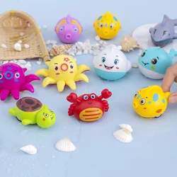 7Pc Cartoon Ocean Animal Turtle Crab Fish Pull Back Car Toy Kids Birthday Party Favors Baby Shower Pinata Fillers Halloween Gift