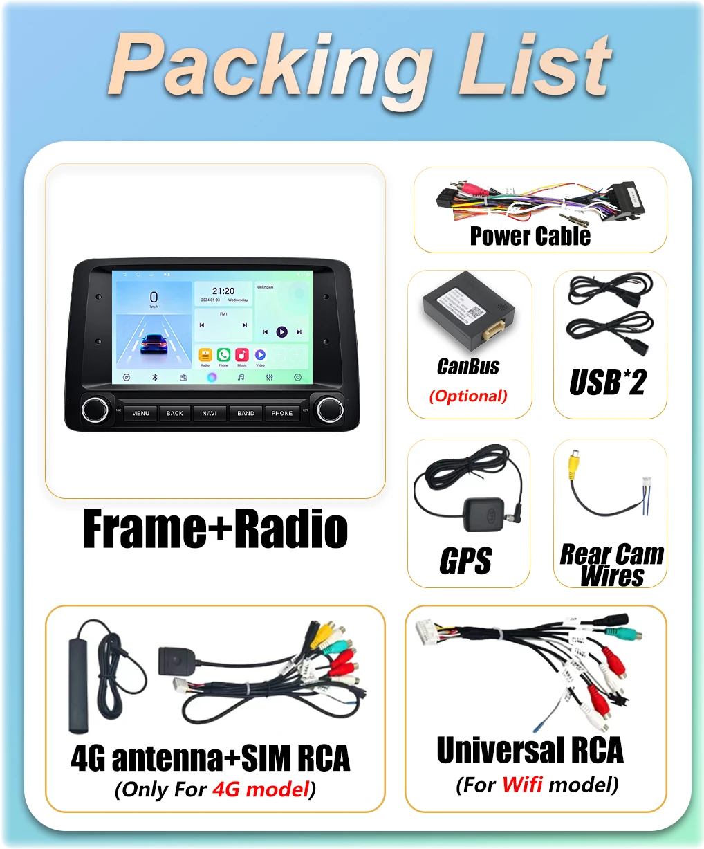 Android 16 Car Radio For Fiat Panda 2003 2004 2005 2006 2007 2008 - 2012 Multimedia Player BT 5G GPS Navigation Touch Screen 2k