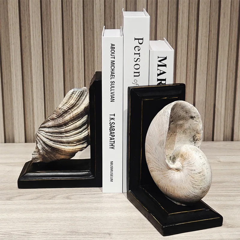 Cross-Border New Product Book Stand Bookend Decoration Light Luxury Bookcase Study Creative Home Office Decorations Business Gif