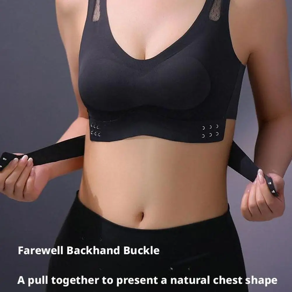 電気胸マッサージャーギャザービューティーバック収集副胸調節可能なマッサージ下着ブラジャー胸マッサージリモート