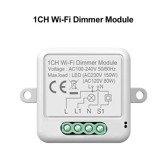 Tuya Wifi & Zigbee Smart Dimmer Switch Module 2 Way Dimbare Lichtschakelaar App Afstandsbediening Werken Met Alexa Google Home