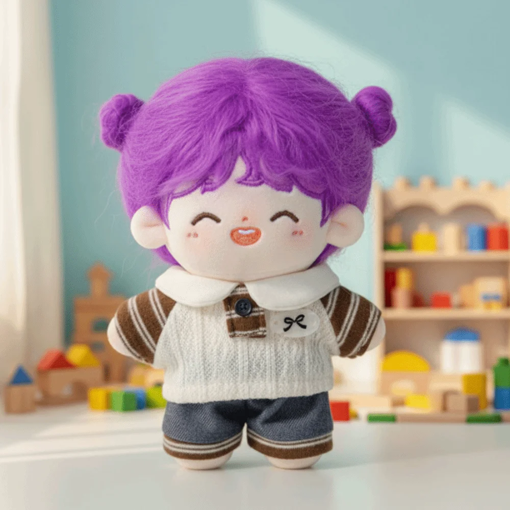 

Clothes T-shirt 10cm Cotton Clothes Preppy Style Shorts Clothes Outfit Suit Mini Dress Up Set Children's Gift