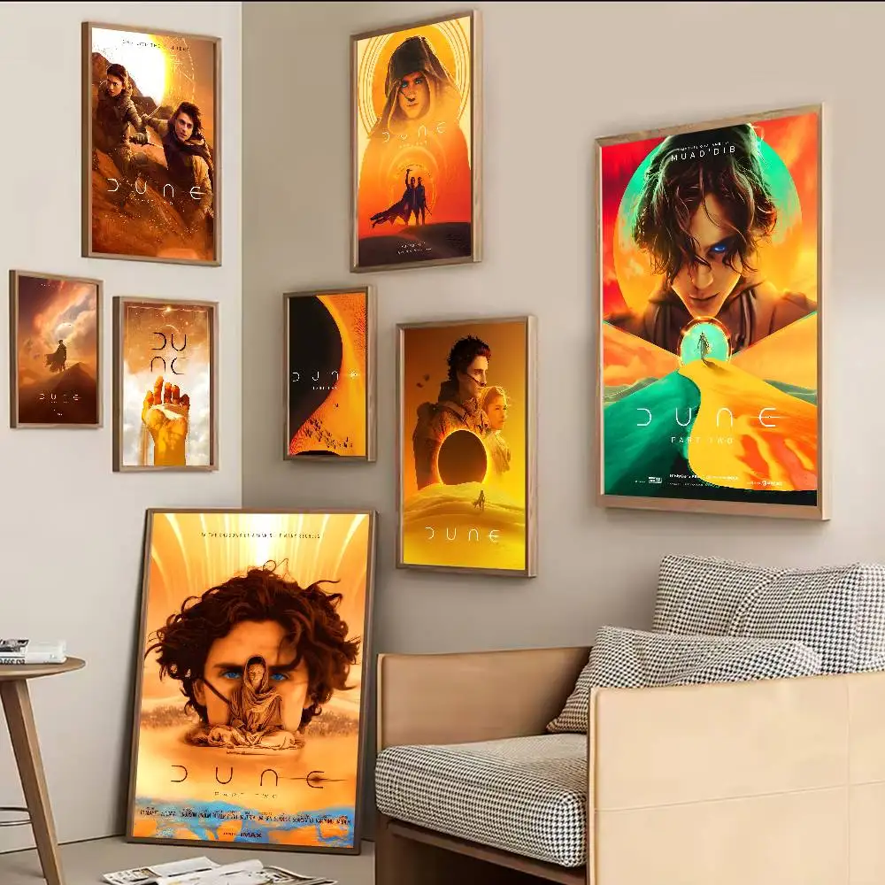 الكثبان الرملية الجزء 2 2024 فيلم الخيال العلمي الكلاسيكية خمر الملصقات غرفة خمر المنزل بار مقهى ديكور الشمال ديكور المنزل