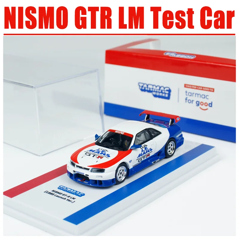 

Tarmac Works 1/64 NISMO GTR LM Test Car Alloy Toy Motor Vehicle Diecast Metal Model Gifts