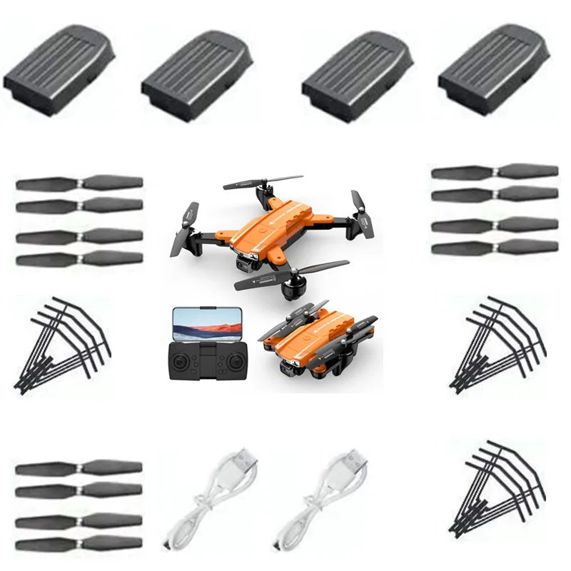 A5S RC Drone Accessories Battery 3.7V 3800MAh / Propeller / USB Charging Line Protection Framework Spare Parts For A5S Drone