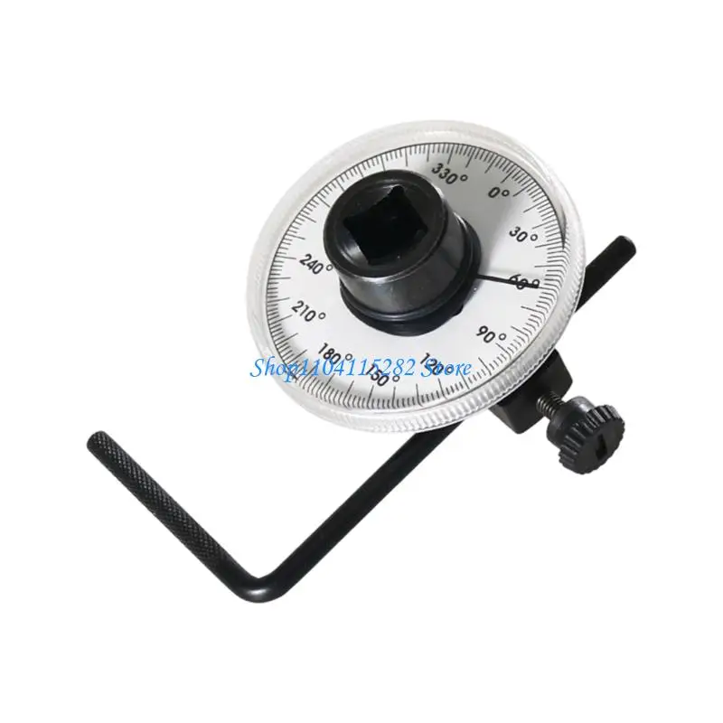 Professional Torque Measurement Device 360 Degree Gauges Metal Construction Full Rotations Tool for Vehicle Repair