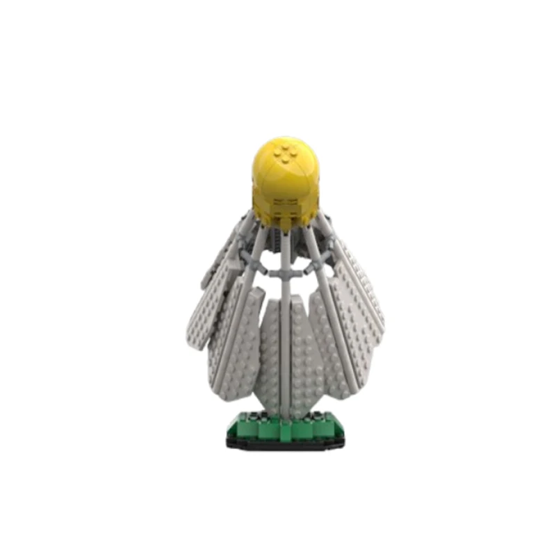 MOC Sports Series Creative Badminton Building Blocks Kits A Giant Shuttlecock Model DIY Puzzle Toys for Children Birthday Gift