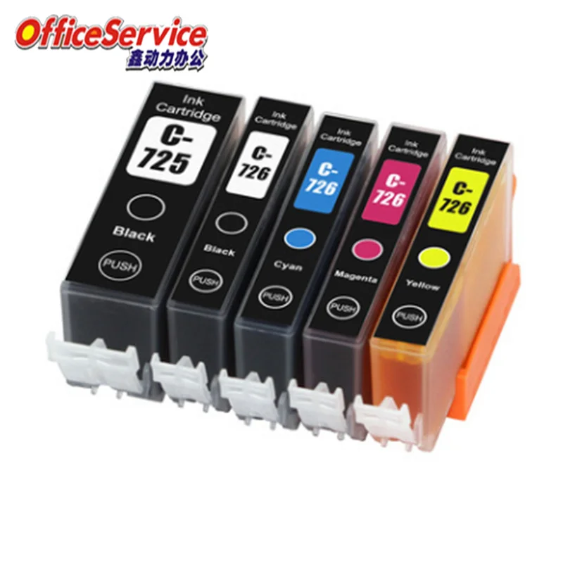 

PGI-725 CLI-726 PGI725xl CLI726XL ink Cartridge Compatible For Canon IP4870 IP4970 MG5170 MG5270 MG5370 MX886 MX897 printer