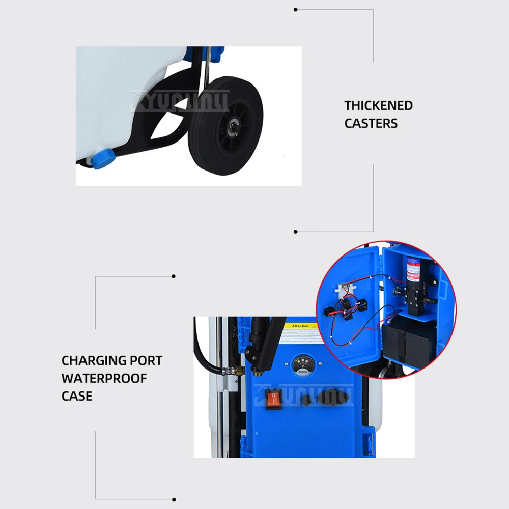 Multifungsi Orchard sprayer 12A daya tinggi pertanian semprotan bertekanan tinggi hand-push sprayer