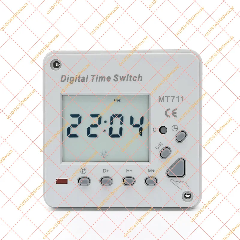 ManHua Digital Timer Switch Automatic  Electronicl MT711 Programmable Time with LCD Display