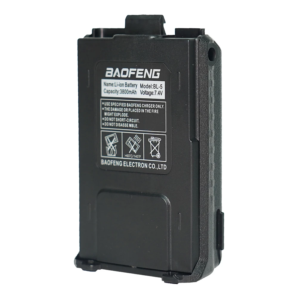 Baofeng UV-5R 워키토키용 예비 배터리 BL-5R, 워키토키 BF-F8 uv5r UV-5RE UV-5RA 5RB 5RL 용 C타입 USB 충전기, 2600mAh