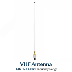 AIS VHF 156MHz Marine Antenna,Omni Glass Fiber,156-163M,with 10m & 3m Cables for Fishing Boats