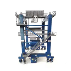 1:87 Model Train Ho Scale Container Crane kit di costruzione fai da te accessori per Scene architettoniche statiche tavolo ferroviario di sabbia per regalo