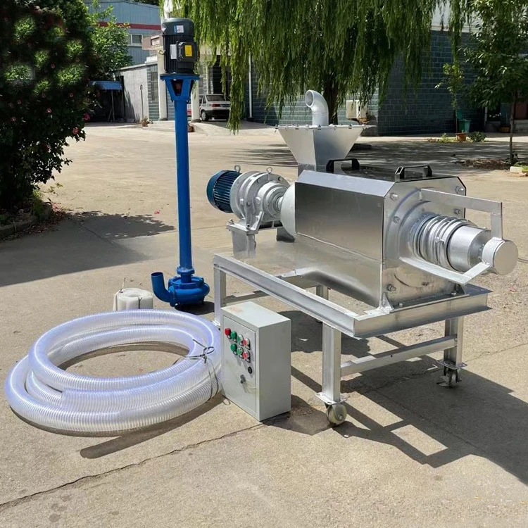 forStainless Steel cow manure dewatering machine/cow dung dewater cleaner/solid liquid separator