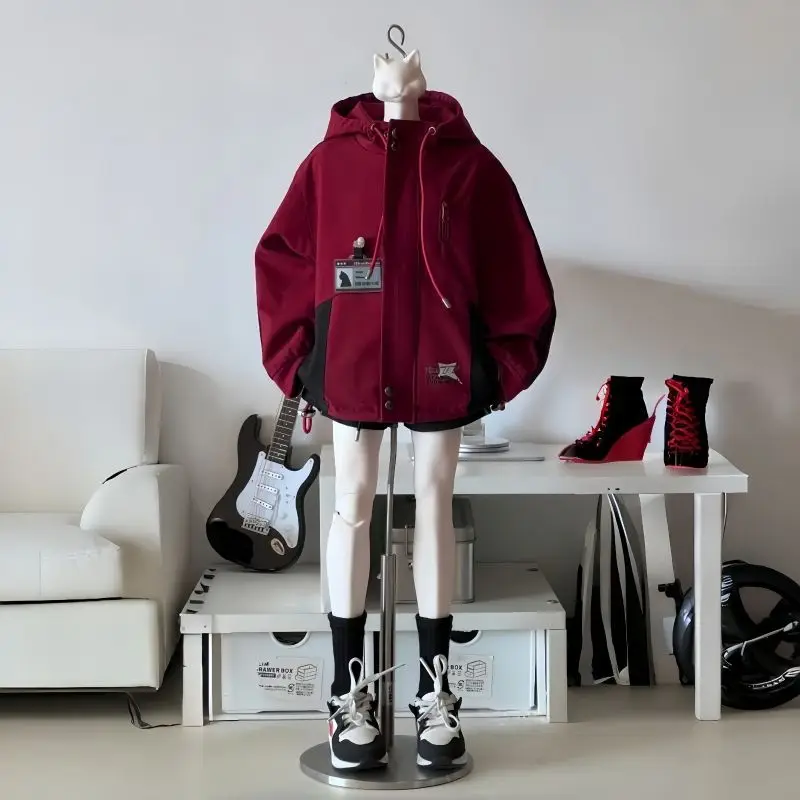 1/4 Doll's Clothes Suit for 45cm Bjd Doll Windbreaker Set Fat-fitting Play House Gift Dress Up Toys Doll Accessories, No Doll