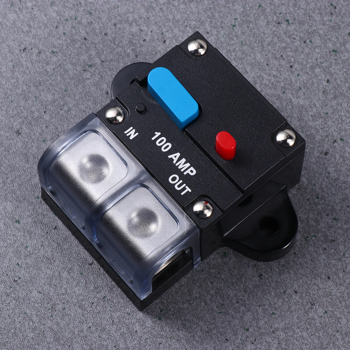 

100A Car Circuit Breaker Resettable Self-Recovery Fuse Manual Reset High Amp Thermal Trip Breaker For Auto Dc Systems