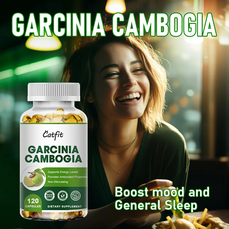 Catfit Garcinia Cambogia Capsules Fat Burning&Cellulite Burner Detox Weight Loss Mood Sleep Quality Beauty Health Skincare Adult