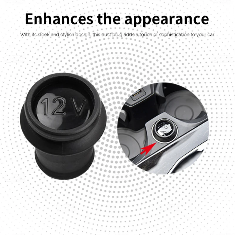 Picture 5: Cigarette Lighter Dust Plug Waterproof Plug Cigarette Lighter Protective Cover Replacement for BMW G-Series G20 G21 G28 X5 G05