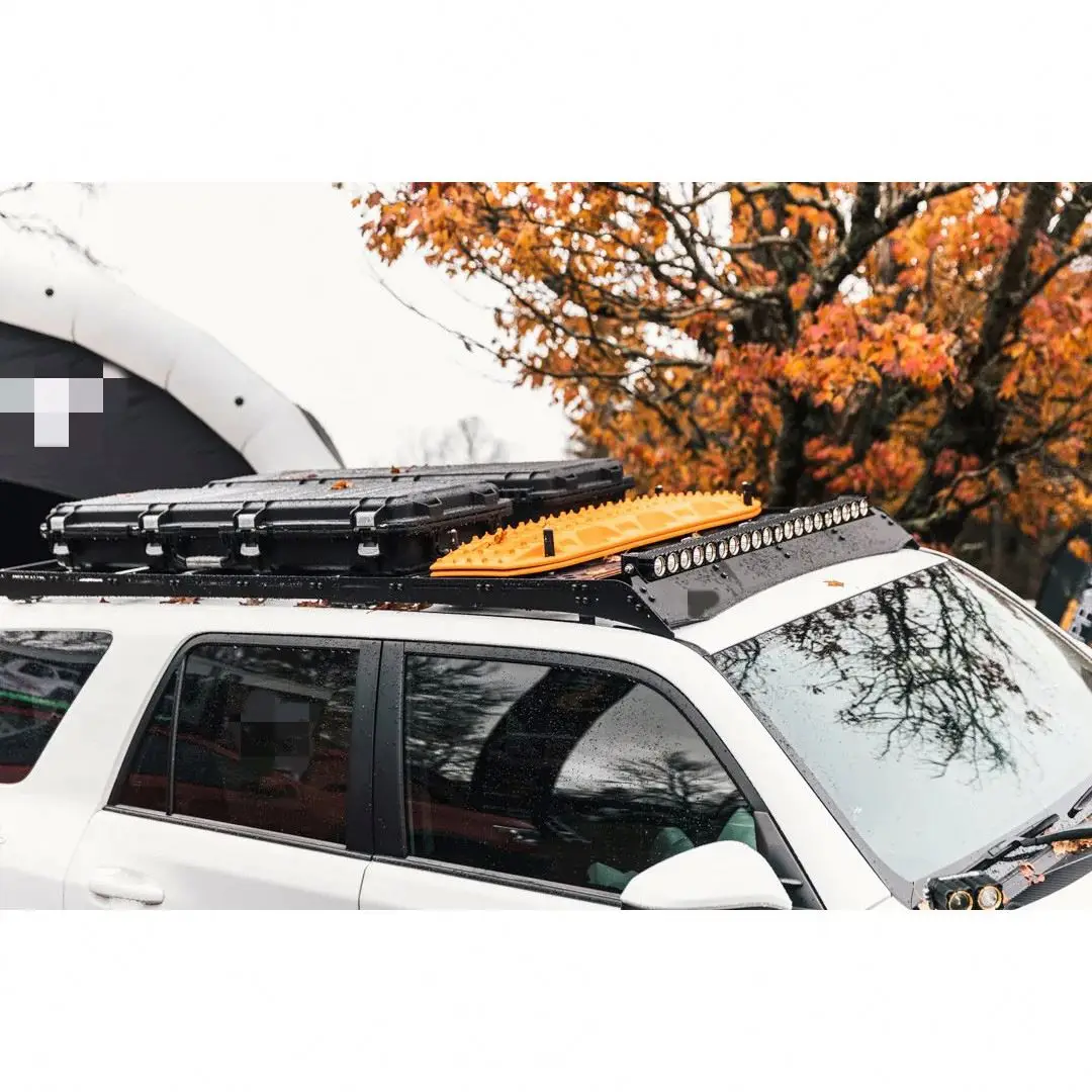 For Gobison 2010-2022 High Quality Aluminum With Cross Bar Full Top Roof Rack For 5th Gen TOYOTA 4RUNNER Roof Rack