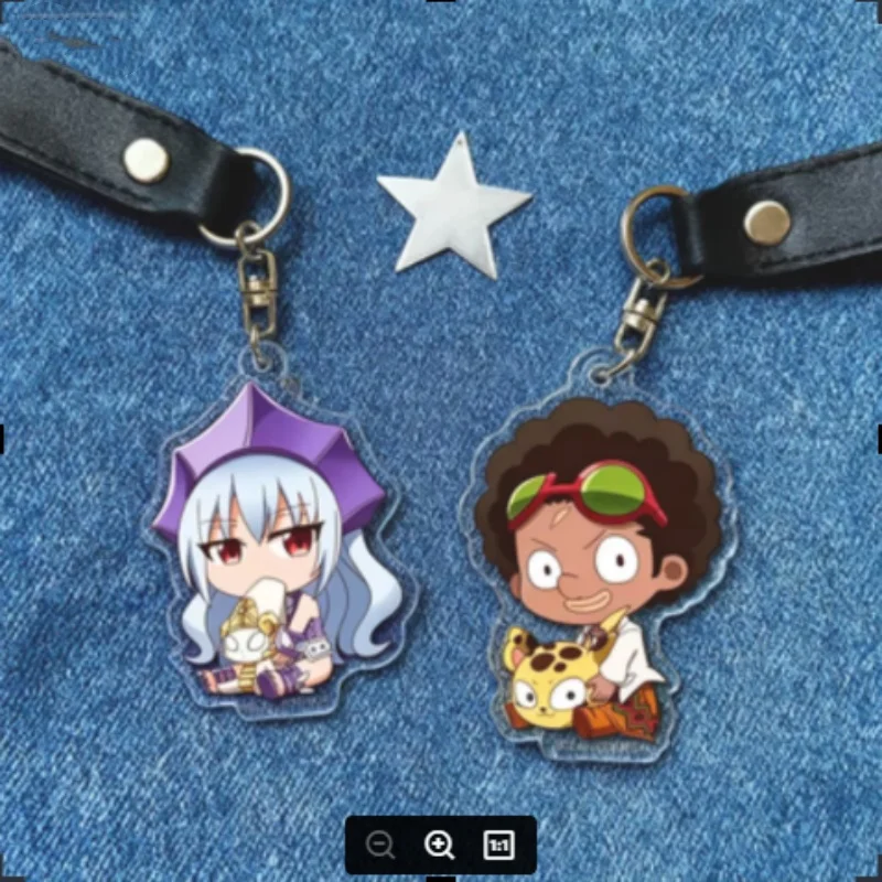 Anime SHAMAN KING Cute Key Chains Standing Model Plate Desk Decor Standing Gift Tachikawa Kei Acrylic Stand Model Plate Cosplay