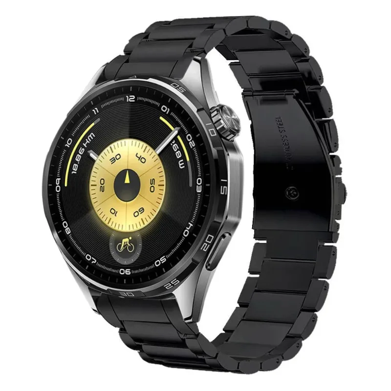 الرسمية لا الفجوة واجهة حزام معدني لساعة هواوي GT6-5-4 46 مللي متر سوار فولاذي غير قابل للصدأ لساعة هواوي GT6 46 مللي متر اكسسوارات