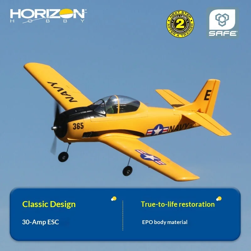 Horizon Hobby T28 Trojan Fixed Wing Rc Airplane 1100Mm Wingspan Epo Fuselage 30A Esc Safe Technology For Adult Outdoor Flying