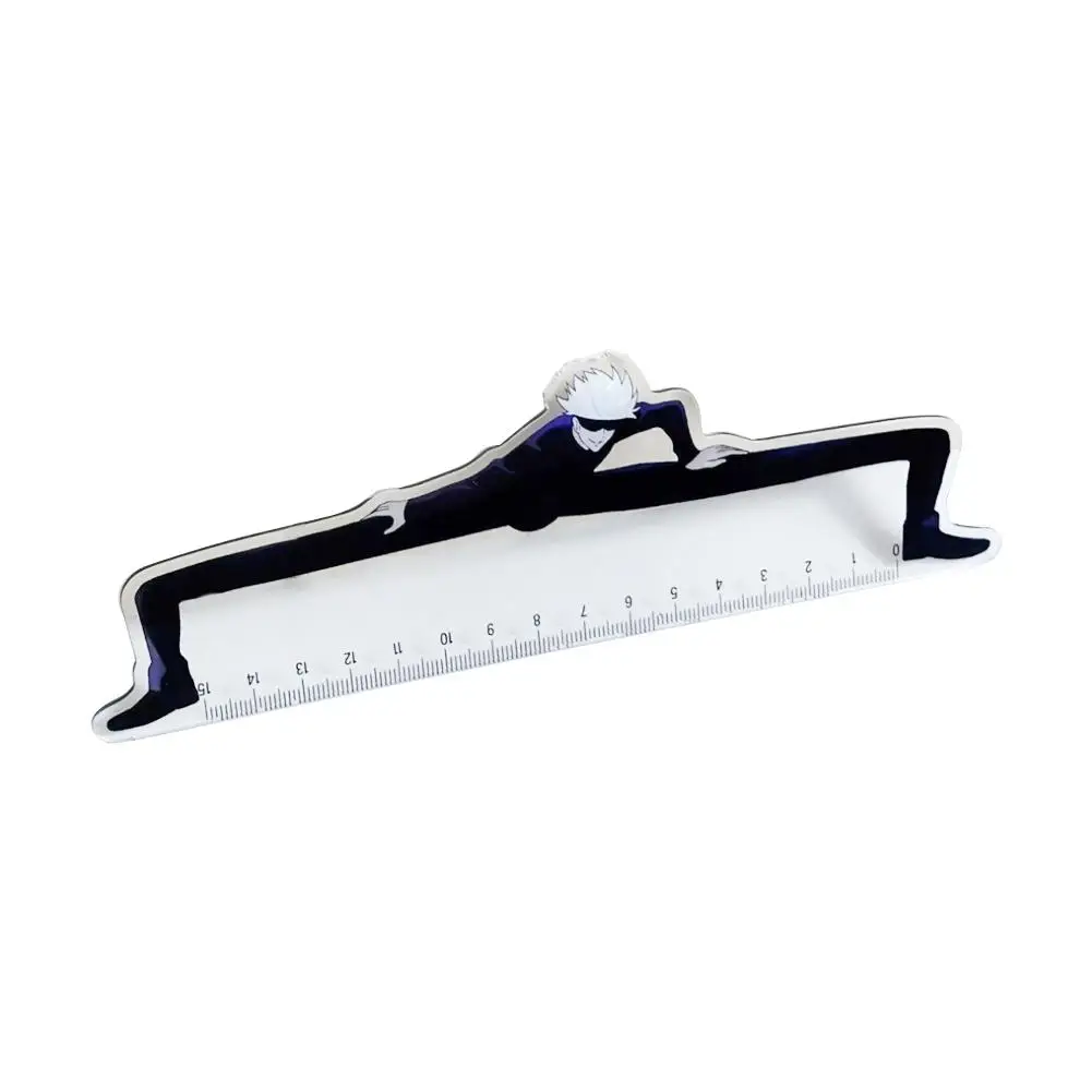 15cm Anime Character Peripheral Ruler Student Straight Ruler Gojo And Geto Japanese Anime Surrounding Supplies Birthday Gifts