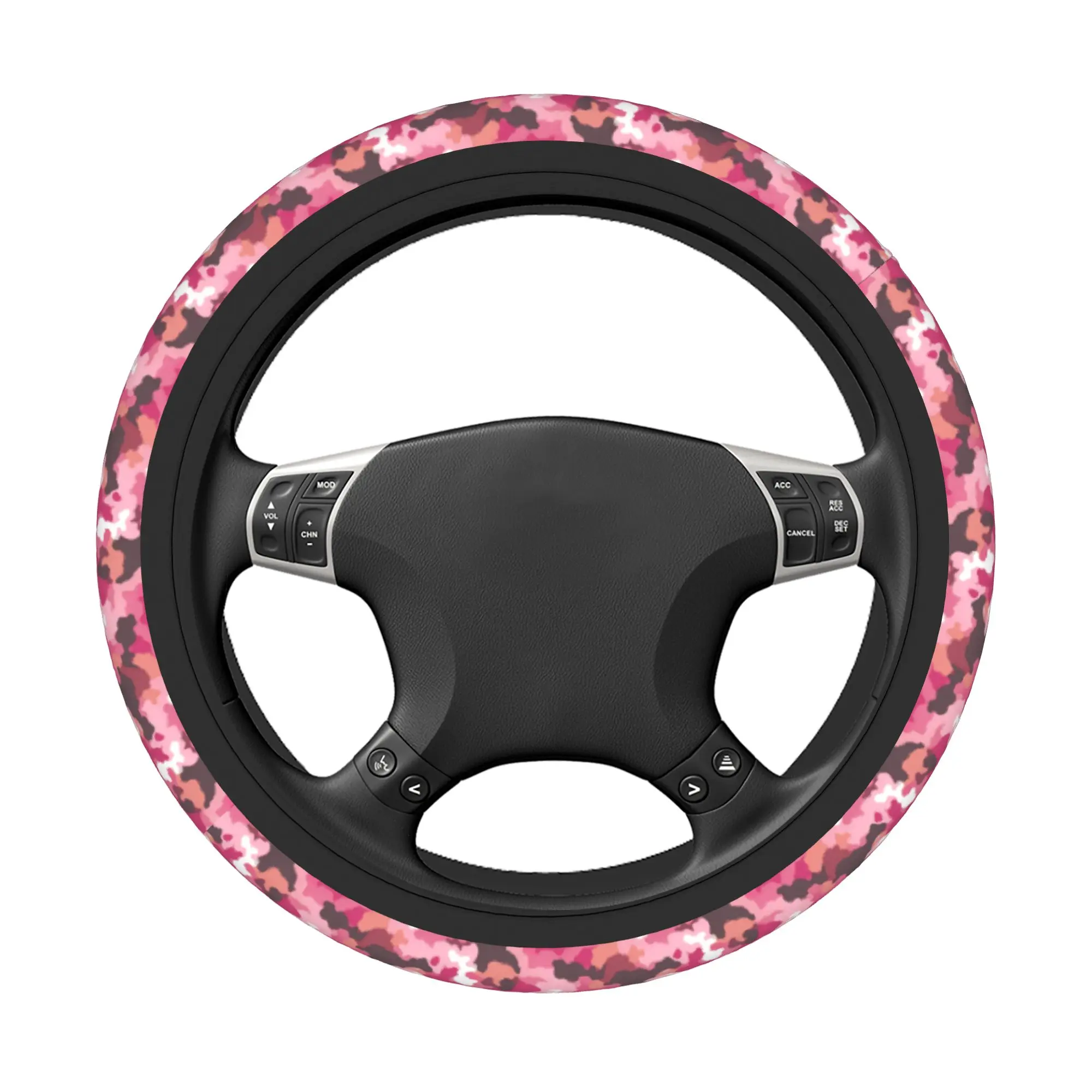 Camo Camouflage Car Steering Wheel Cover 38cm Anti-slip  Steering Wheel Protective Cover Colorful Car Accessories - view 4