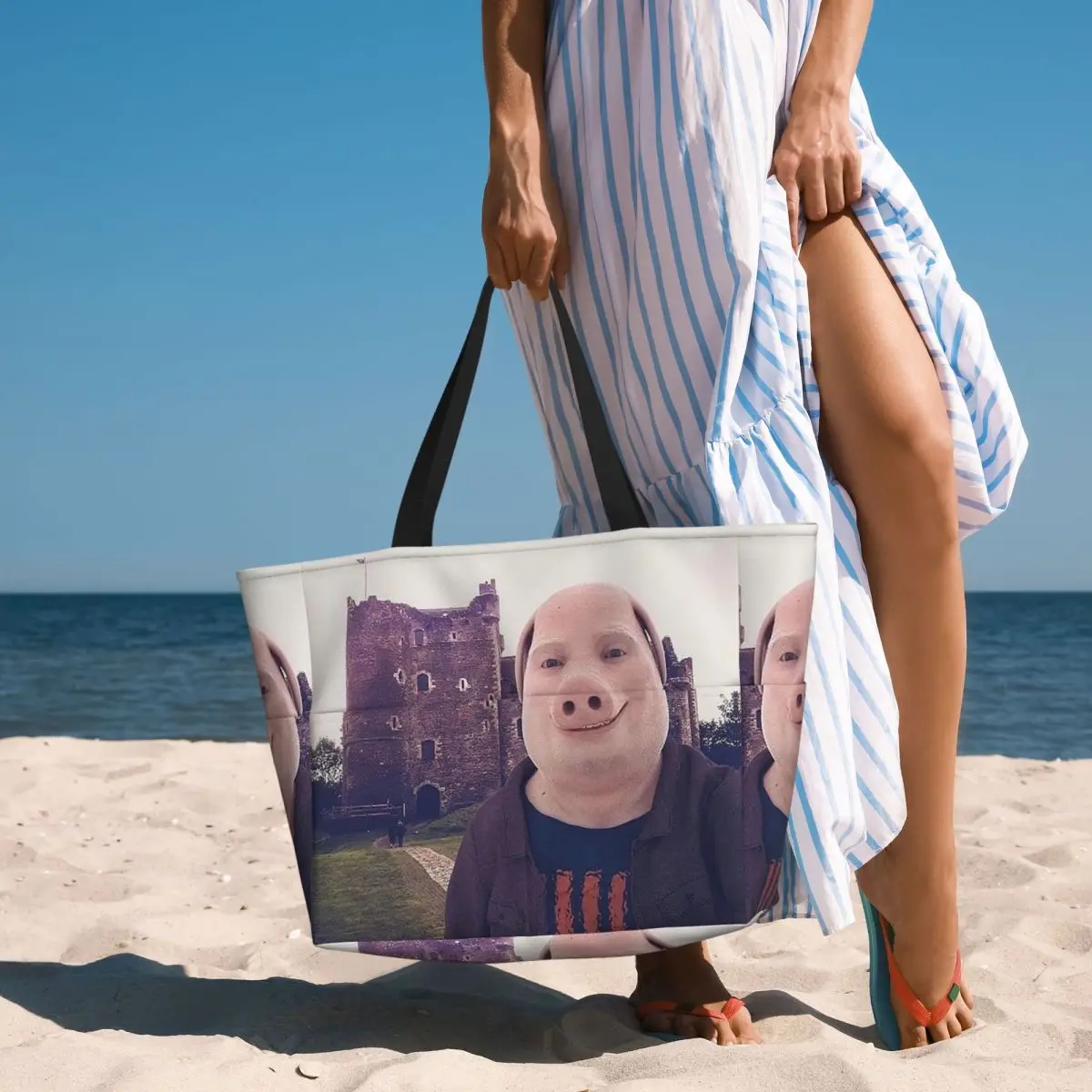 

John Pork Beach Tote Bag Sport Gym Yoga Duffle Large Tote Bag Women Travel Bag Fitness bag