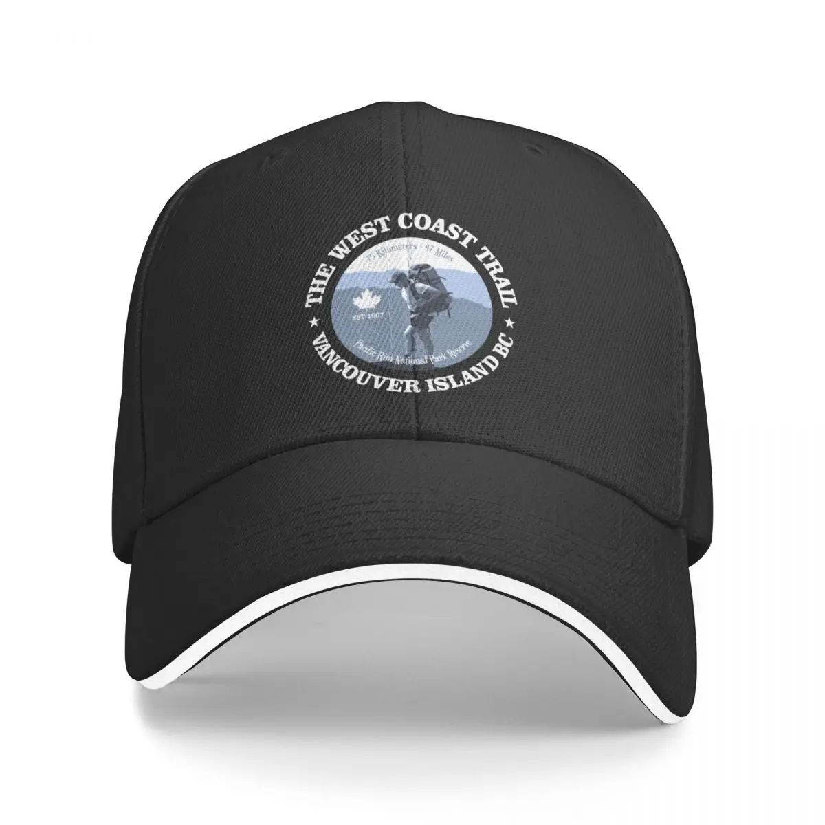 West Coast Trail (BG) Baseball Cap western Hat Sunscreen New In The Hat Golf Women Men's