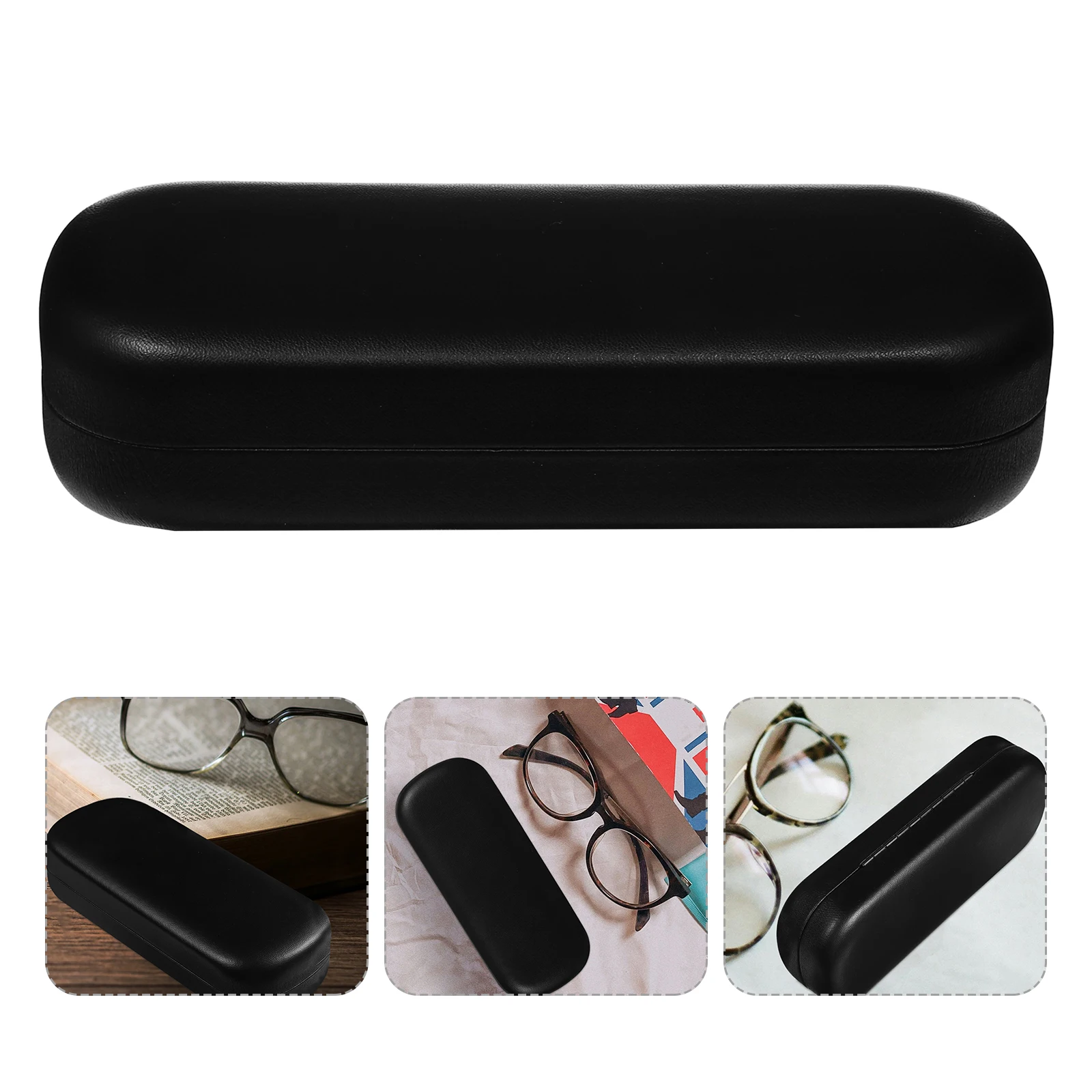 

Hard Shell Eyeglass Case Artificial Lightweight Protective Glasses Holder Sunglasses Organizer Travel Case for Men Women