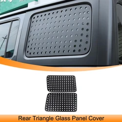 Car Rear Door Triangle Glass Panel Decoration Cover for Jeep Wrangler JL 4-Doors 2018-2021 2022 2023 2024 Exterior Accessories