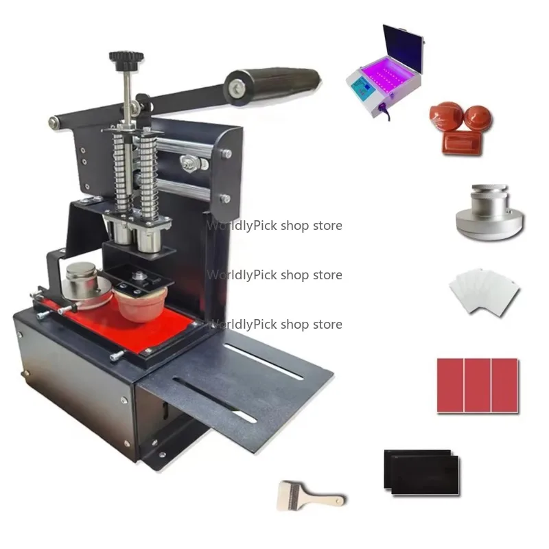 

Manual Sealed Inkcup Pad Printer for Bottles Pens Rubbers Toys Boxes Fruits