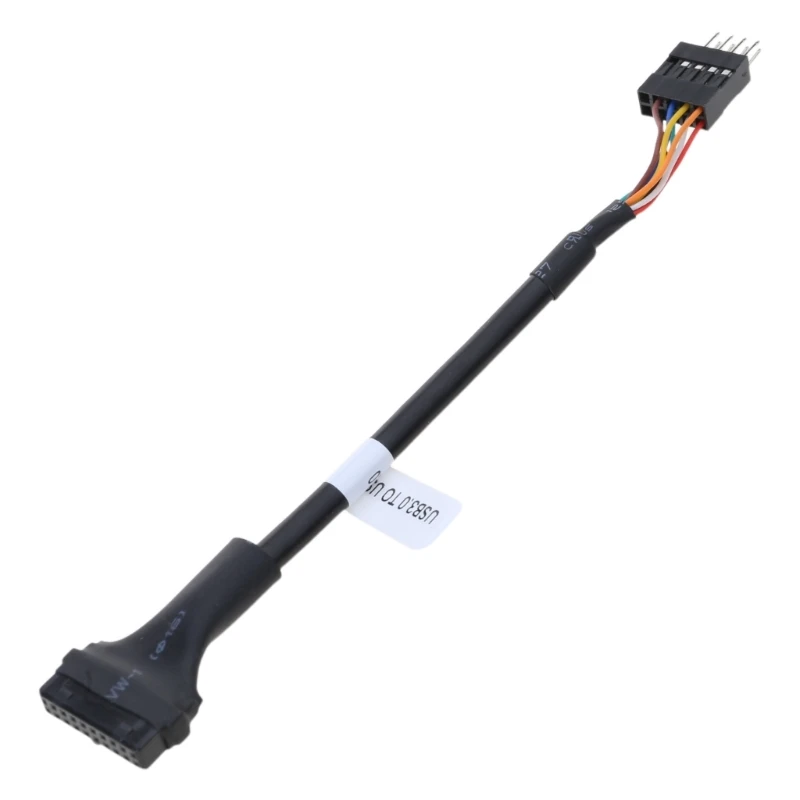 C90C USB Header to USB 2.0 Converters Cable 19/20Pin to 9 Pin Male Female for Motherboards Extension