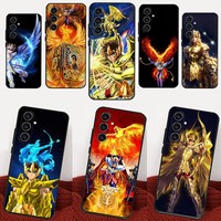 S-Saint Seiya Knights Of The Z-Zodiac Phone Case For Samsung Galaxy A13,21s,22,31,32,52,53,71,80,91 Black Soft Cover