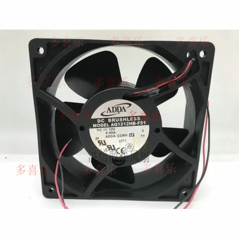 

ZMZM 1 шт. для вентилятора ADDA AQ1212HB-F51 DC12V 0,50A 12038 12 см 2-проводной охлаждающий вентилятор
