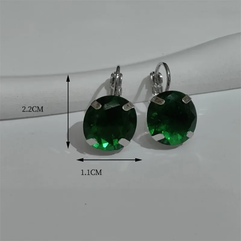 Ladies Earrings Luxury Designer Fashion Trend Unique Elegant Exquisite Lightweight Zircon Ring Form Jewelry Wedding  Premium