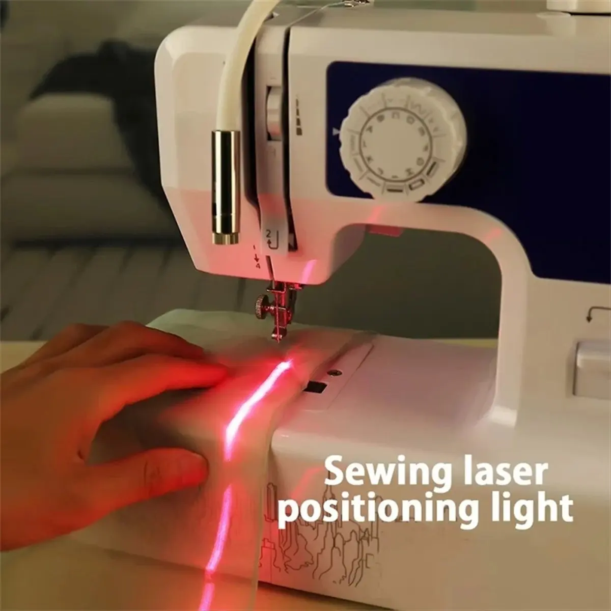 DT57 LATEST MODEL Infrared Laser Cutting Working Lamp Position Light Magnet Sewing Machine Accessories US Plug Line