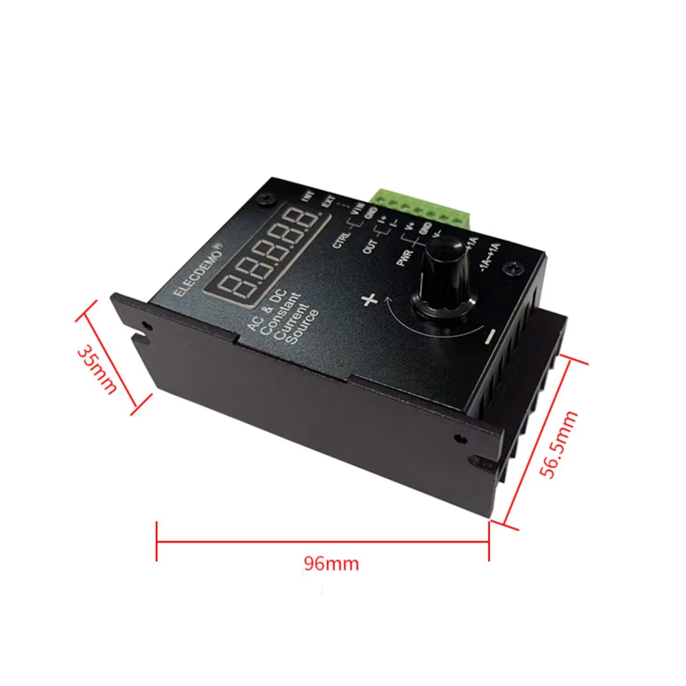 KW-BPVCCS0100 Bipolar Voltage-Controlled Constant Current Source Module 100mA AC/DC Adjustable Digital Display Laser Driver