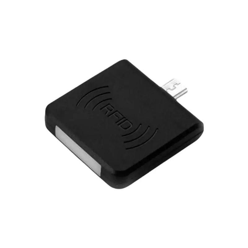 B27B Mini Portable RFID ID Card Reader 125Khz USB Smart EM Card Reader Forwin8 Android OTG Smart Phone Support Black