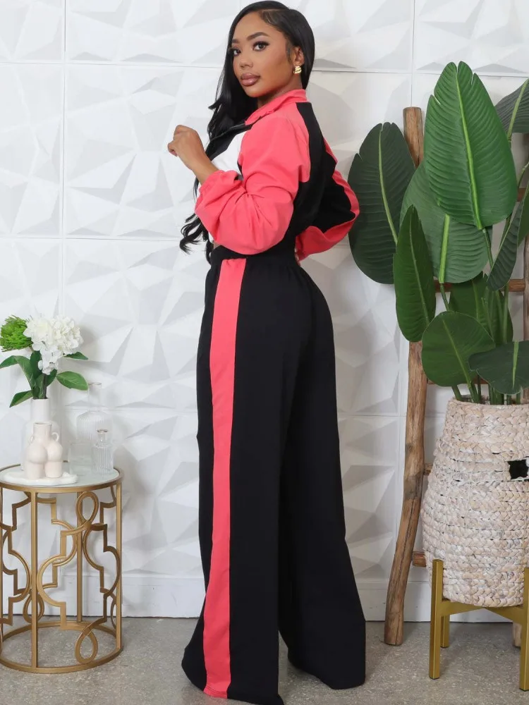 Set da donna da 2 pezzi 2025 Nuovo arrivo Autunno Inverno Set coordinati Set da due pezzi Top e pantaloni a gamba larga Abiti Abiti Abbigliamento