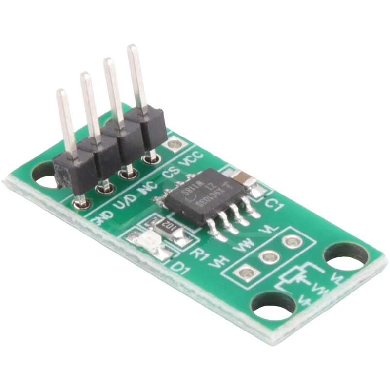 Potentiomètre Numérique X9C103S Tech Green PC + Métal 100K, Circuit de Potentiomètre Numérique de 100e Ordre