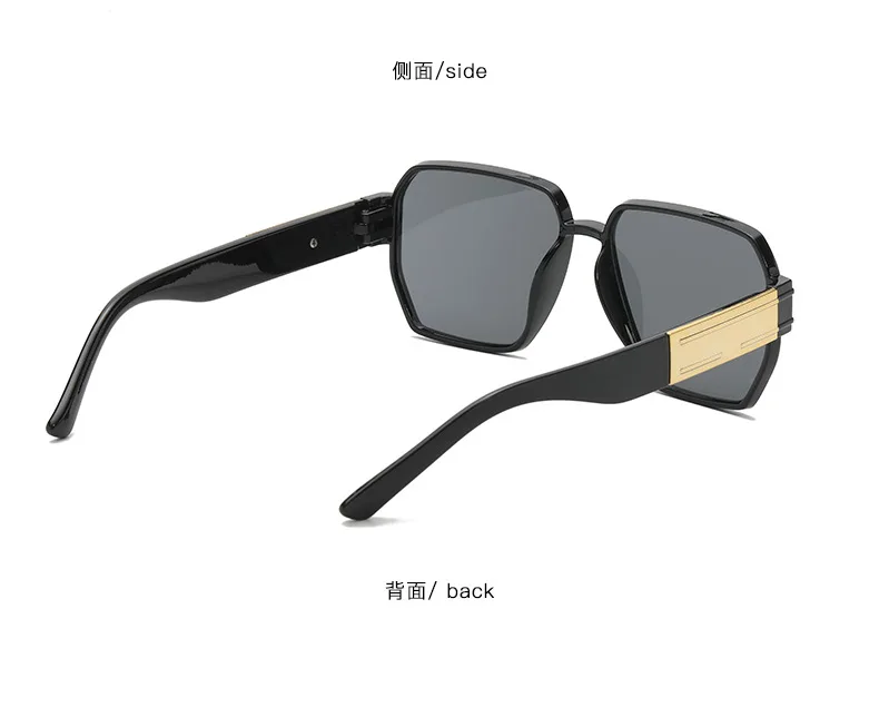 Neue Ankunft Vintage Polygon Sonnenbrille Frauen Männer Quadrat Sonnenbrille Große Brillen Oculos De Sol für Männlich Weiblich Spezielle Geformt – Detail 9