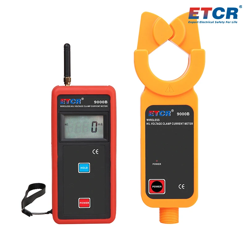 ETCR9000B high quality Real-Time Viewing of Monitoring Results Wireless High Voltage Clamp Current Meter