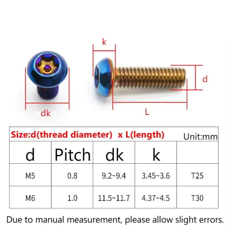 304 Stainless Steel M5 M6 Burnt Blue Six Lobe Anti-theft Tamper Proof Security Screw For Accessories