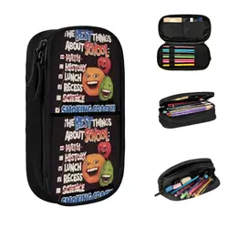 Annoying Orange Best Things About School Pencil Cases Big Capacity Pen Bags Pen Box Pencil Pouch For Boys Girls Students