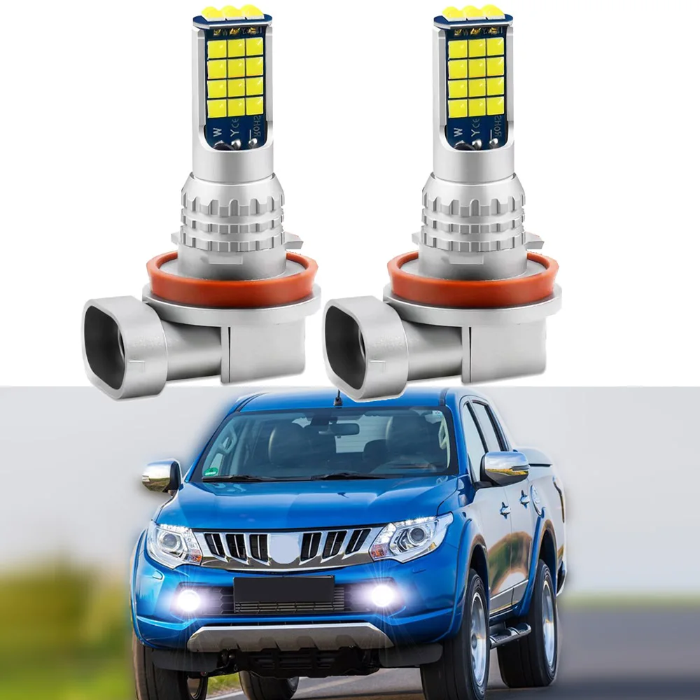 

2pcs Led Car Fog Lamp For MITSUBISHI L200 2015 2016 2017 2018 2019 2020 Front Fog Light Bulb Canbus