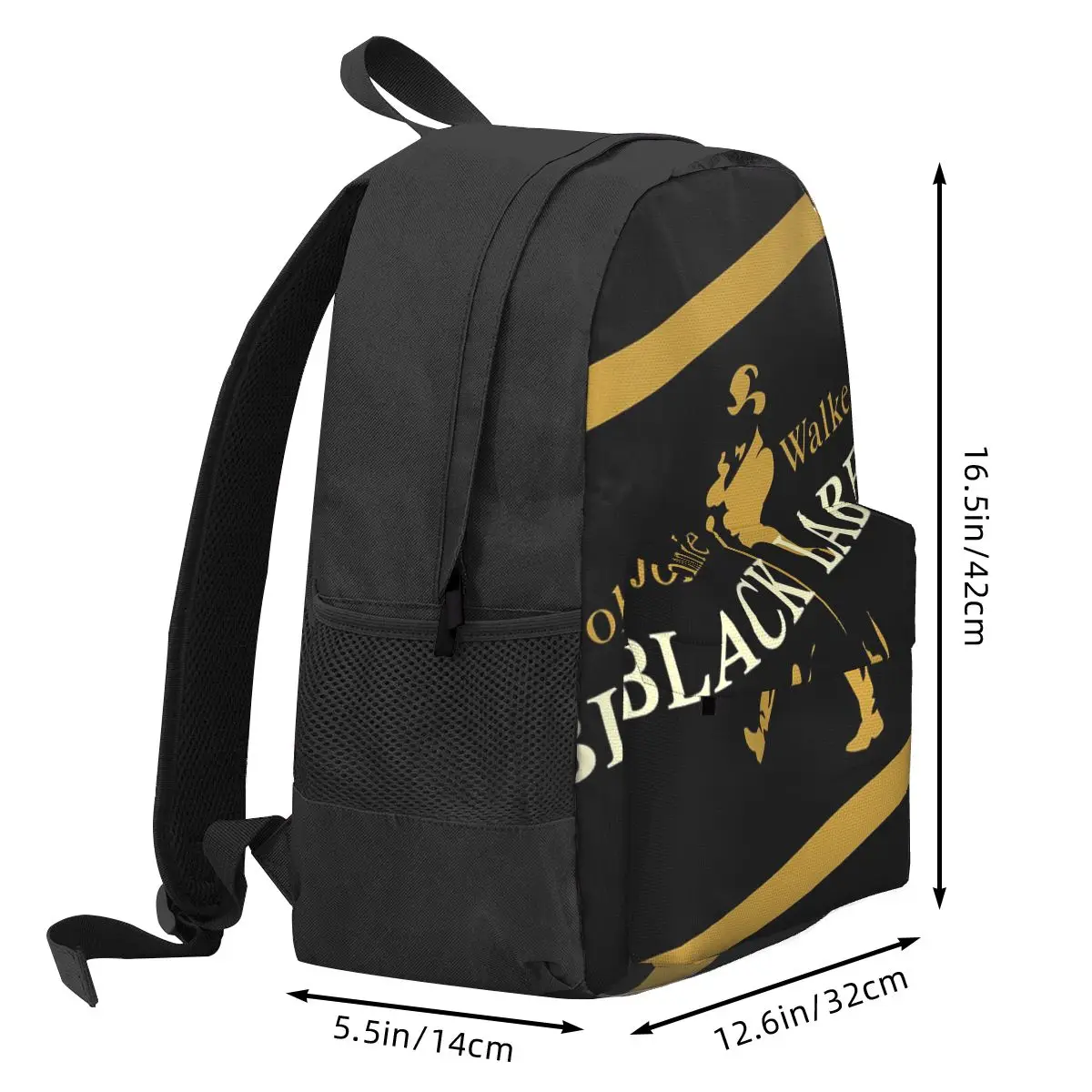 Johnnie Walker Backpack Student BookBag Children School Bag Computer Shoulder Bags for Boys Girls